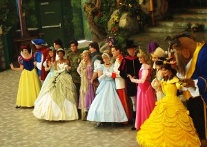A theatrical show featuring the "Princesses", our ready and willing role models for little girls, and in some cases, adults.